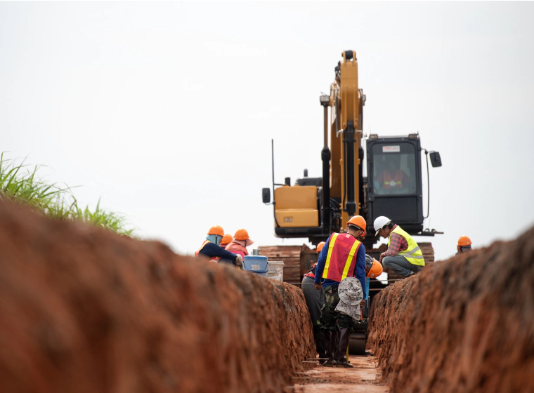 land clearing and trenching services